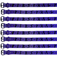 Load image into Gallery viewer, Personal Joint &quot;Leather Studded&quot; Purple Belt
