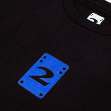 Load image into Gallery viewer, 2 Riser Pads &quot;Logo&quot; Black Tee
