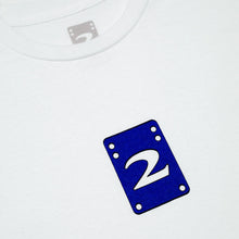 Load image into Gallery viewer, 2 Riser Pads &quot;Logo&quot; White Tee
