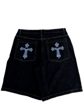 Load image into Gallery viewer, Gloe &quot;Skull Cross&quot; Jorts
