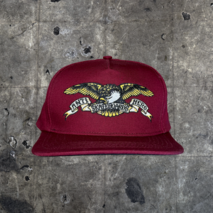 Antihero "Eagle" Dark Red Snapback