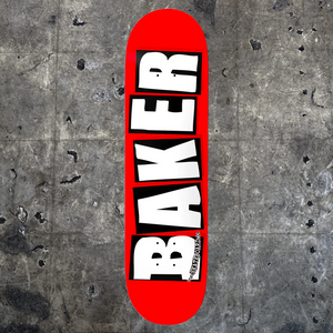 Baker "Brand Logo" White 8.625" Deck