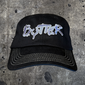 Butter Goods "Radio" Black 6 Panel Cap