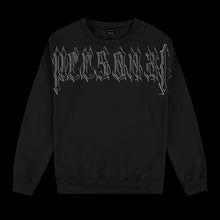 Load image into Gallery viewer, Personal Joint &quot;Blackletter&quot; Black Crewneck
