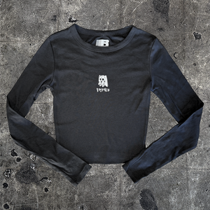 Rapid "Bunny" Baby LS Black Tee