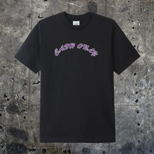Cash Only "Logo" Black Tee
