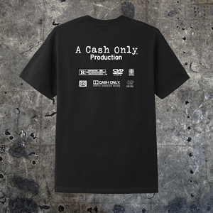 Cash Only "Production" Black Tee