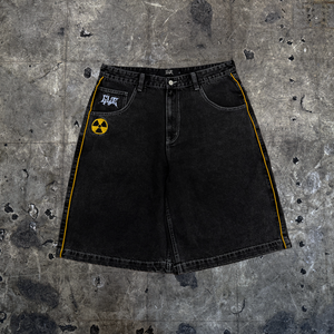 Gloe "Nuke" Washed Black Jorts