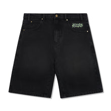 Load image into Gallery viewer, Butter Goods &quot;Ink&quot; Worn Black Denim Shorts
