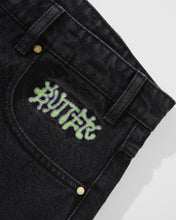 Load image into Gallery viewer, Butter Goods &quot;Ink&quot; Worn Black Denim Shorts
