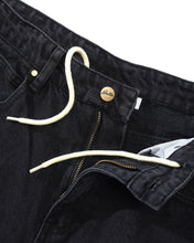 Load image into Gallery viewer, Butter Goods &quot;Ink&quot; Worn Black Denim Shorts
