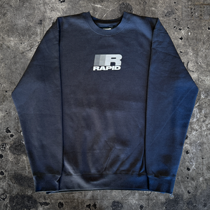 Rapid "Logo" Navy Crewneck