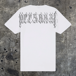 Personal Joint "Blackletter" White Tee
