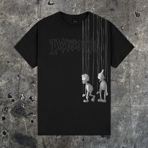 Personal Joint "Puppets " Black Tee