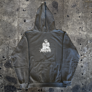 Rapid "Straight Jacket" Washed Black Hoodie