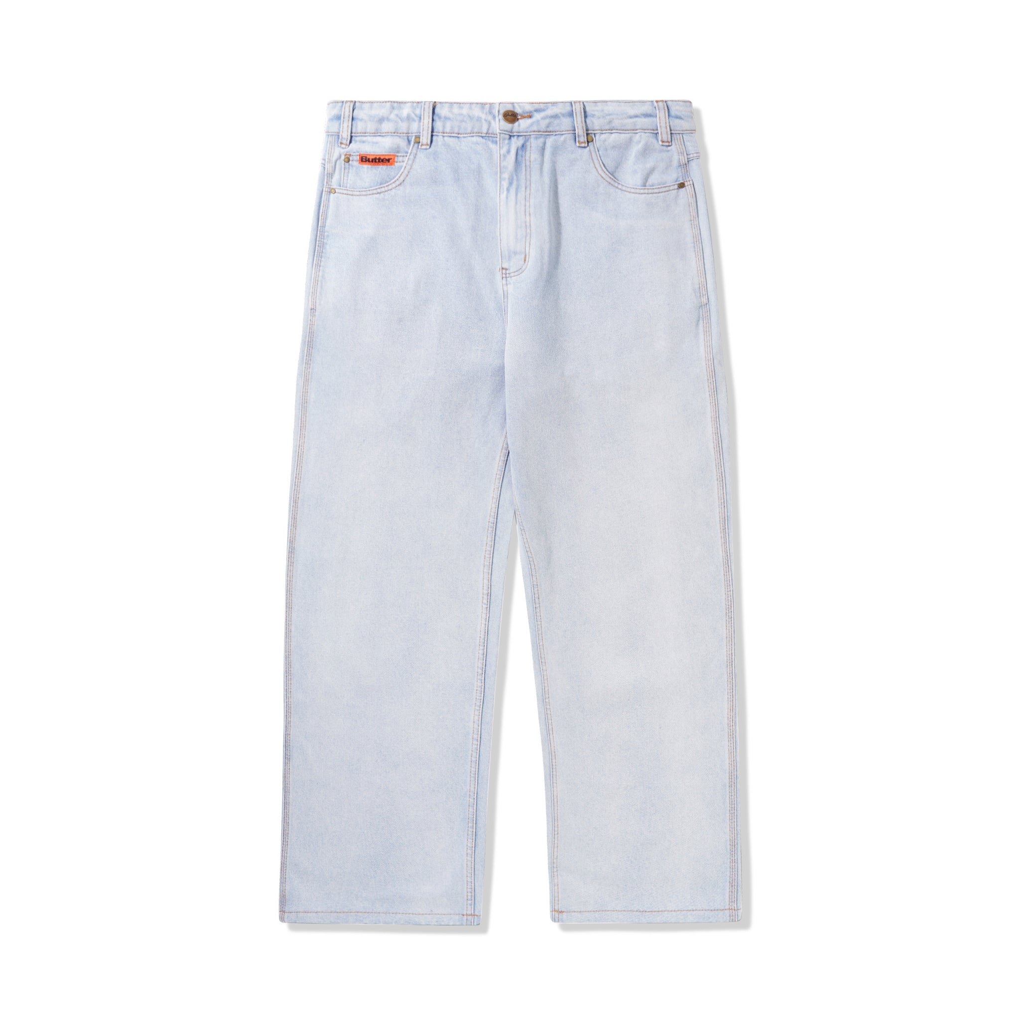 butter goods ダブルニー 白ステッチ BEN DAVIS(ベンデイビス)】EMBRO DOUBLE KNEE PAINTER PANTS