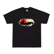 Load image into Gallery viewer, Limosine &quot;Ring Wave&quot; Black Tee

