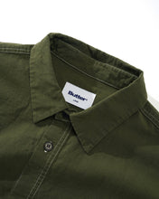 Load image into Gallery viewer, Butter Goods &quot;Ripstop&quot; Work Army Green Button Up Shirt
