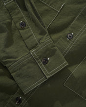 Load image into Gallery viewer, Butter Goods &quot;Ripstop&quot; Work Army Green Button Up Shirt
