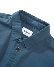 Load image into Gallery viewer, Butter Goods &quot;Ripstop&quot; Work Blue Button Up Shirt
