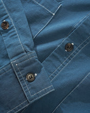 Load image into Gallery viewer, Butter Goods &quot;Ripstop&quot; Work Blue Button Up Shirt
