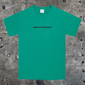 Sci-Fi Fantasy "Textured Logo" Green Tee