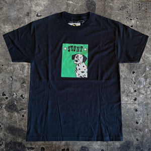 Stunt "Dalmation" Black Tee