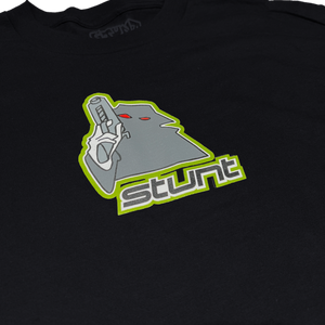 Stunt "Spy Guy" Black Tee
