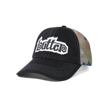 Load image into Gallery viewer, Butter Goods &quot;Swirl&quot; Black Trucker Cap
