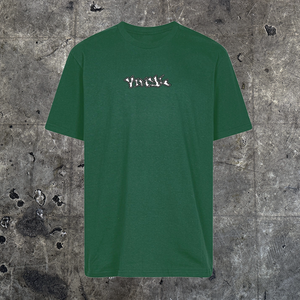 Vinyl" Graffiti" Forest Green Tee