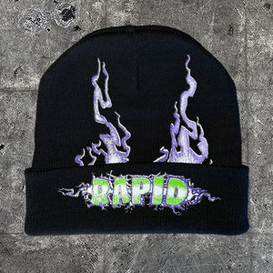 Rapid "Voltage" Black Beanie