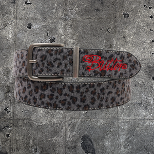 Butter Goods "Hide" Leopard Grey Belt