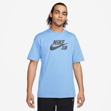 Load image into Gallery viewer, Nike SB &quot;Logo&quot; Blue/Black Tee

