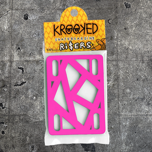 Krooked "Risers" Hot Pink 1/8 in