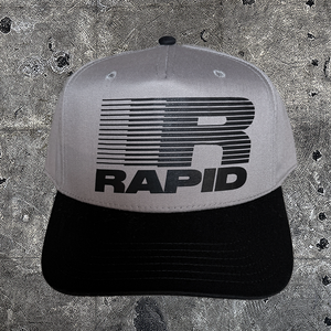 Rapid "Logo" Grey/Black Hat