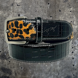 Loosey "Croc Cheetah" Belt