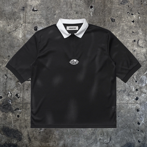 Metalwood "Jersey Polo" Black Quarter Zip