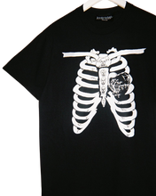 Load image into Gallery viewer, Personal Joint &quot;Rib Cage&quot; Black Tee
