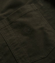 Load image into Gallery viewer, Polar &quot;Theodore Overshirt&quot; Twill Dark Olive Shirt
