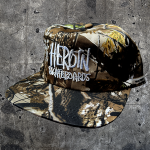Heroin "Script" Camo Snapback