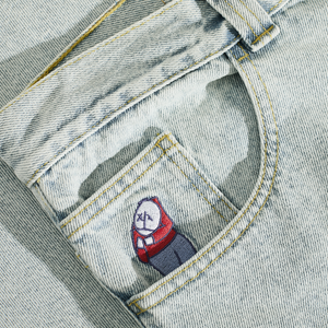 Polar Skate Co. "Big Boy Jeans" OG Logo Light Blue