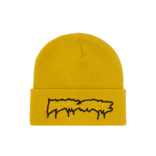Load image into Gallery viewer, * Fucking Awesome &quot;Running Logo&quot; Cuff Mustard Beanie

